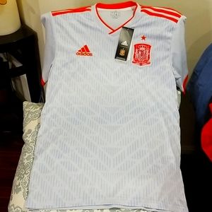 New Adidas BR2697 Spain Jersey Mens